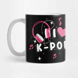 I Love K-Pop Mug